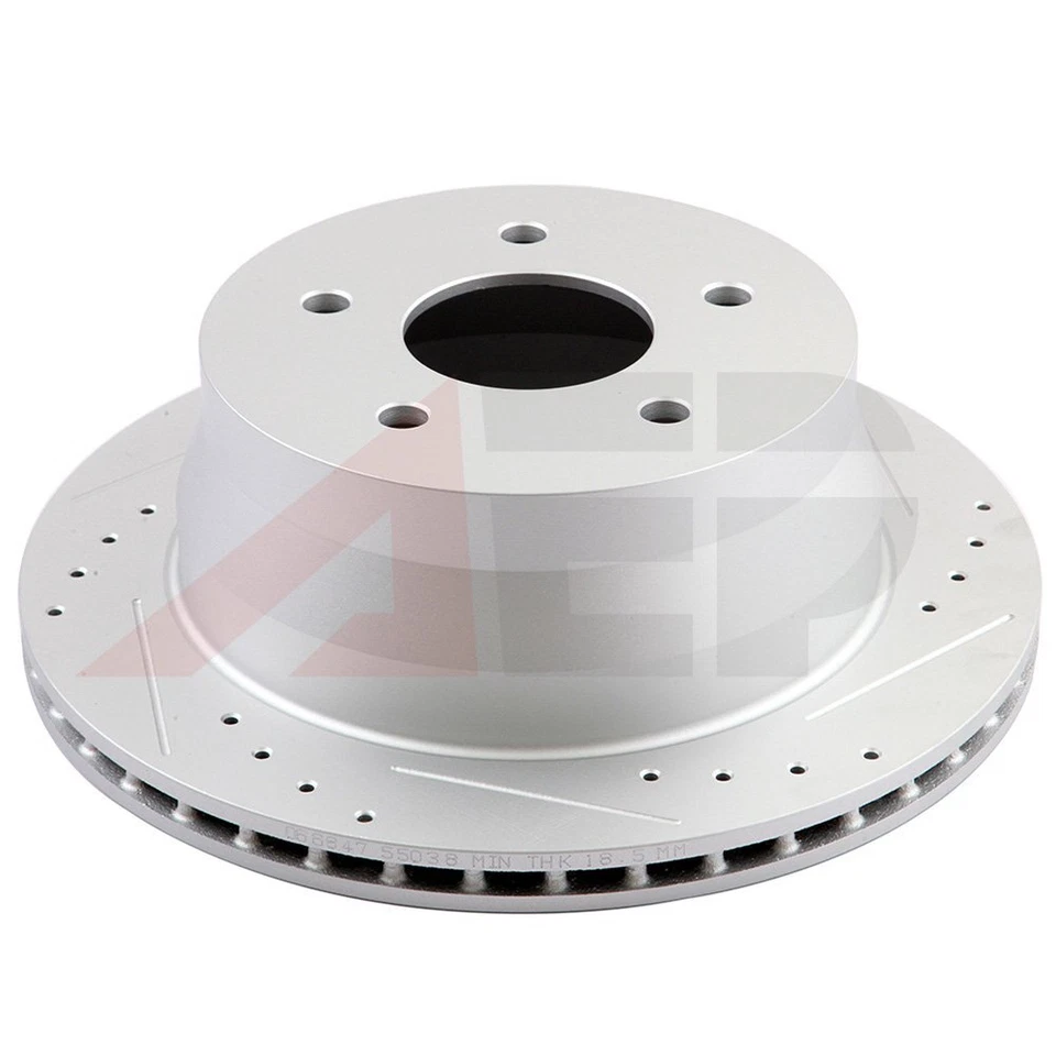 2 * 后钻制动转子盘适用于吉姆西 Jimmy Isuzu Hombre 雪佛兰 Blazer S10 — 第 2/4 张图片