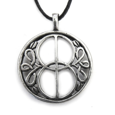 NEW Chalice Well Cover Amulet Pewter 1.25'' Glastonbury Avalon Pendant