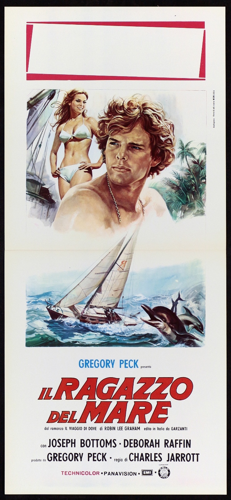 Locandina originale film Il ragazzo del mare (1974) - Regia di Charles Jarrott