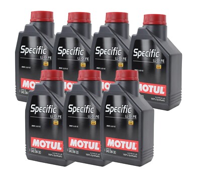 Motul 7 Liters SPECIFIC LL-01 FE 0W-30 Engine Oil 7 x 1L