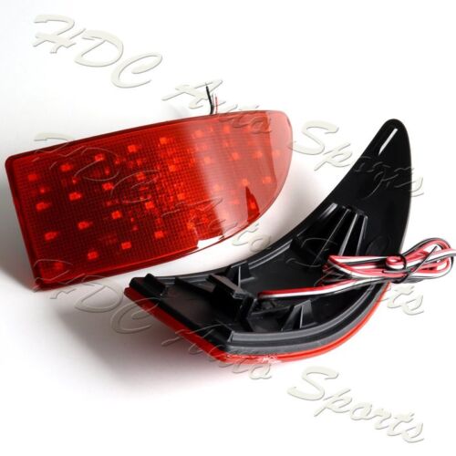 For 2006-2013 Lexus IS250 IS350 JDM Red Lens LED Rear Bumper Brake Light Lamps - Picture 2 of 6