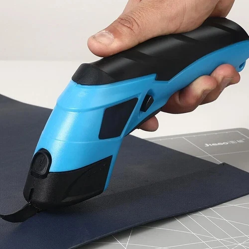 Rechargeable Electric Cloth Fabric Shears Scissors Tailors Cutter with 2 Blades - Picture 11 of 12