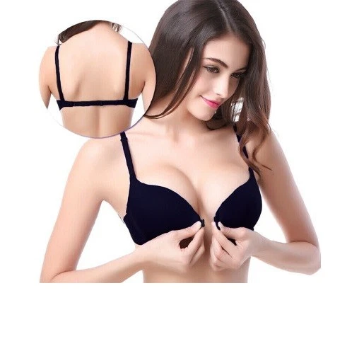 Women Fashion Bra Autumn Spring Sexy Front Button Bras Girls Ladies Nylon  Bra