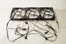 Lot of 3 BITSPOWER TOUCHAQUA AI-12025 12V 0.2A Cooling Fans