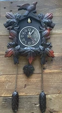 Vintage Style Cuckoo Clock Keeps Time