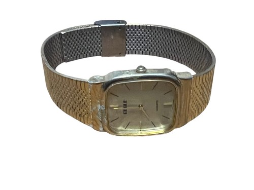 Vintage Quartz Dress Watch – Gold Mesh Band & Square Dial – Japan Import - Picture 9 of 9