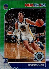 2019-20 Hoops Premium Stock #223 Jordan Poole Prizms Silver