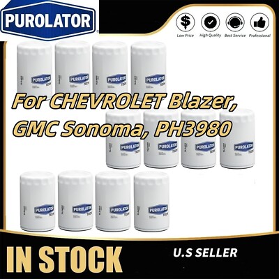 Case of 12 Engine Oil Filter P4011 For CHEVROLET Blazer, GMC Sonoma, PH3980