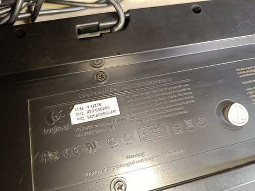 lot clavier souris ensemble Logitech M-SBF96 Deluxe 250 Keyboard - Photo 4/4