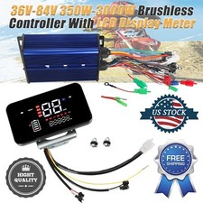 36V 48V 52V 60V 62V 72V 84V 3000W Brushless Motor Controller Display For ATV