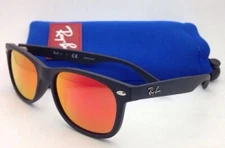 Junior Collection KIDS Ray-Ban Sunglasses RJ 9052SF 100S/6Q 50-15 Black with Red