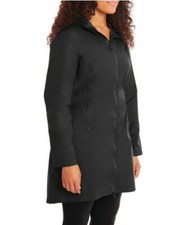 Kirkland Signature Women's Hooded Lightweight Rain Jacket Size Medium Black