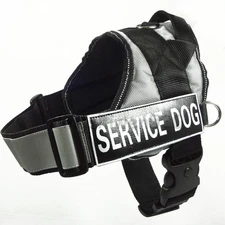 NEW Unisex Reflective Safety Nylon Soft Vest Padded Walking Service Dog Harness
