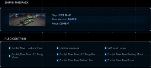 Star Citizen Nova Tank Original Concept With Badland Skin - Picture 2 of 2
