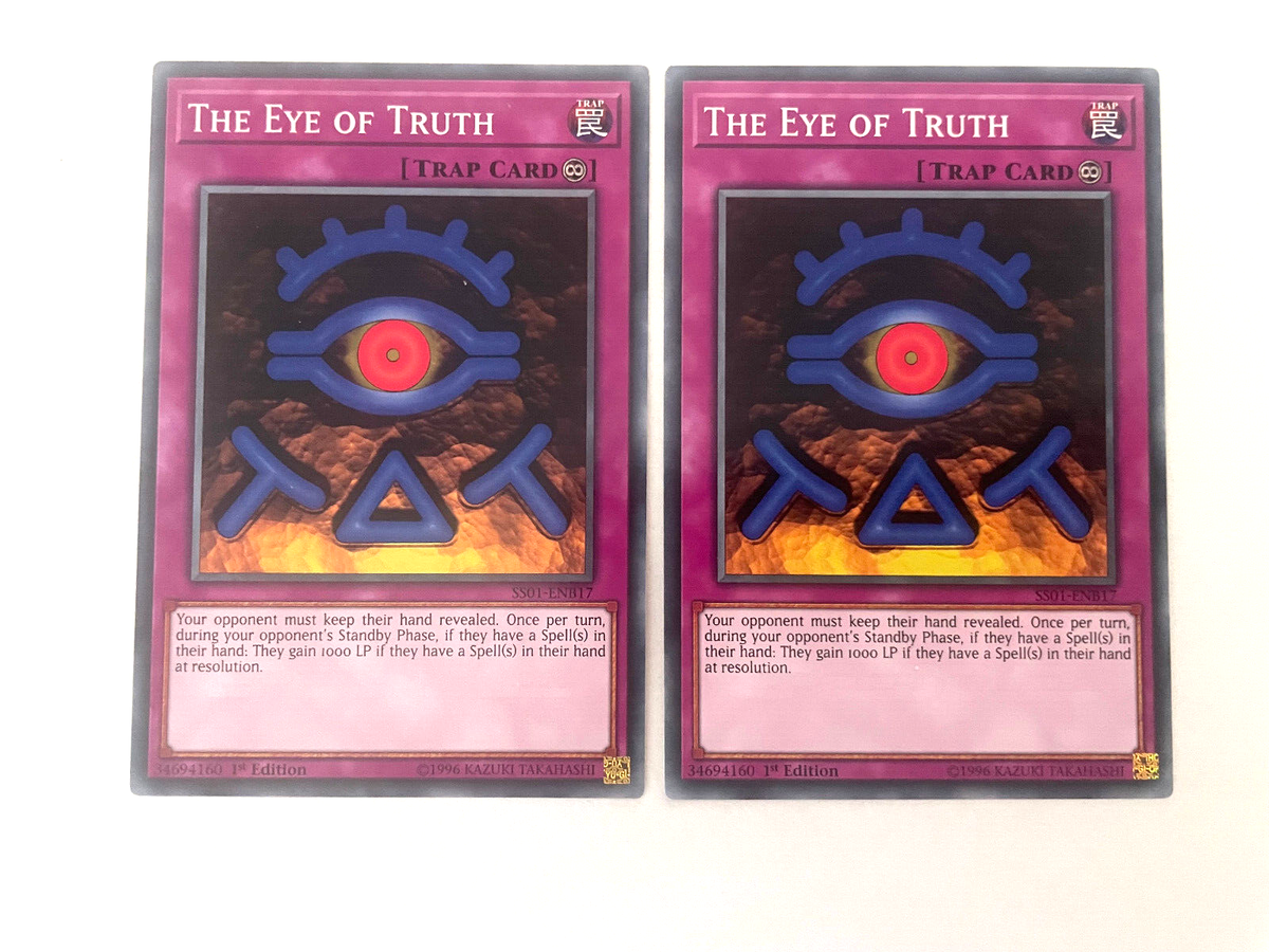 the eye of truth yugioh card The Eye of Truth - SS01-ENB17 - Common
