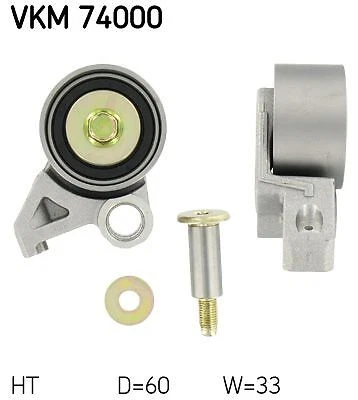 SKF VKM 74000  Spannrolle Zahnriemen Steuerriemen - Bild 1 von 1