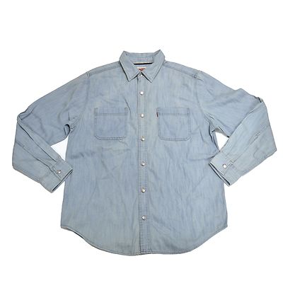 Levis Men's Lightweight Trucker Jean Jacket Denim Button Up Casual Coat Xl New
