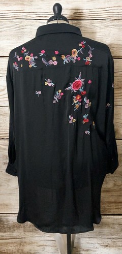 Chelsea & Theodore Women's Embroidered Tunic Shirt Size 3X NWT (original $89) - Picture 2 of 12