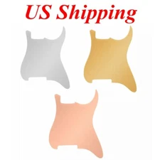 KAISH Blank Aluminum/Brass/Copper Pickguard Shield Plate fits Strat/Stratocaster