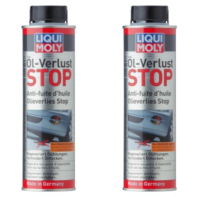 LIQUI MOLY 2x Öl-Verlust Stop 300ml, Motor Öl Additiv für Diesel-/Benzin-Motoren