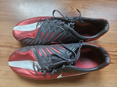 Nike T90 2011 Red Soccer Futbol Cleats 472562-610 Size 11 5 Men's