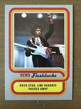 2019 Topps Heritage News Flashbacks #NF1 Music World Loses Jimi Hendrix