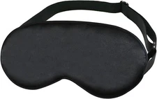 2PK Black Lightweight Airplane Travel Nap Sleeping Eye Face Mask Ligh Blackout