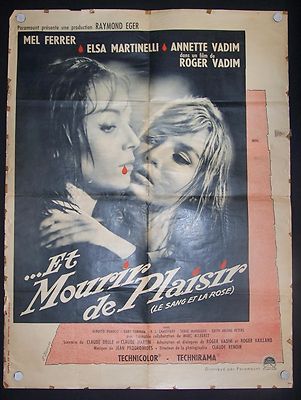 Lesbos,Et Mourir De Plaisir, Mel Ferrer, Elsa Martinelli, Dir: Roger Vadim
