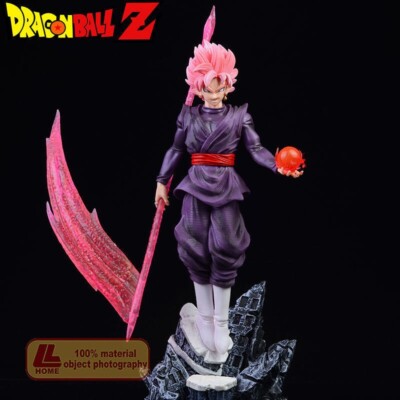 Anime Dragon Ball Z Super Saiyan Scythe Rose Black Goku Figure action Toy Gift