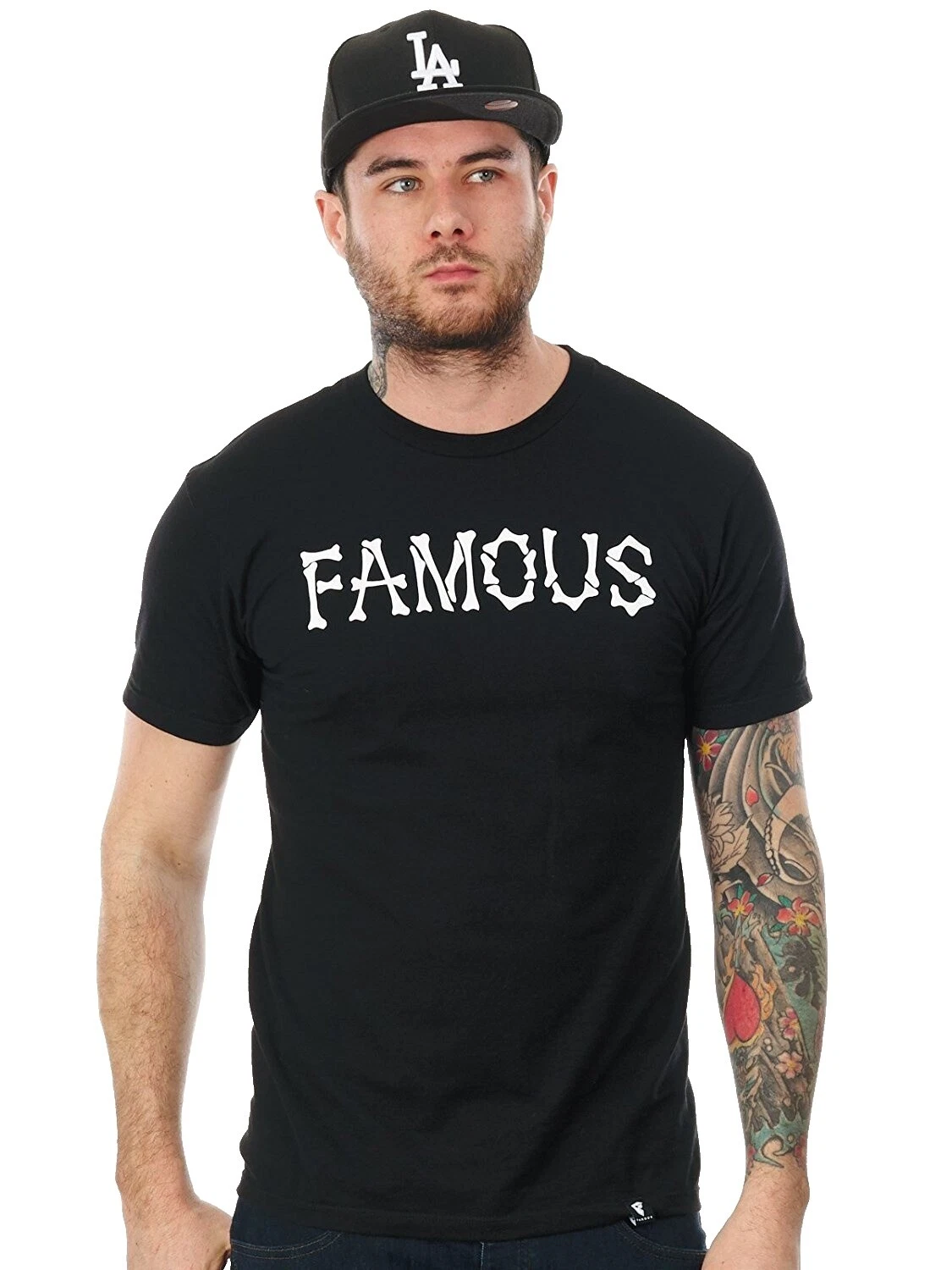 Famous Stars & Straps camisetas de algodón para hombres