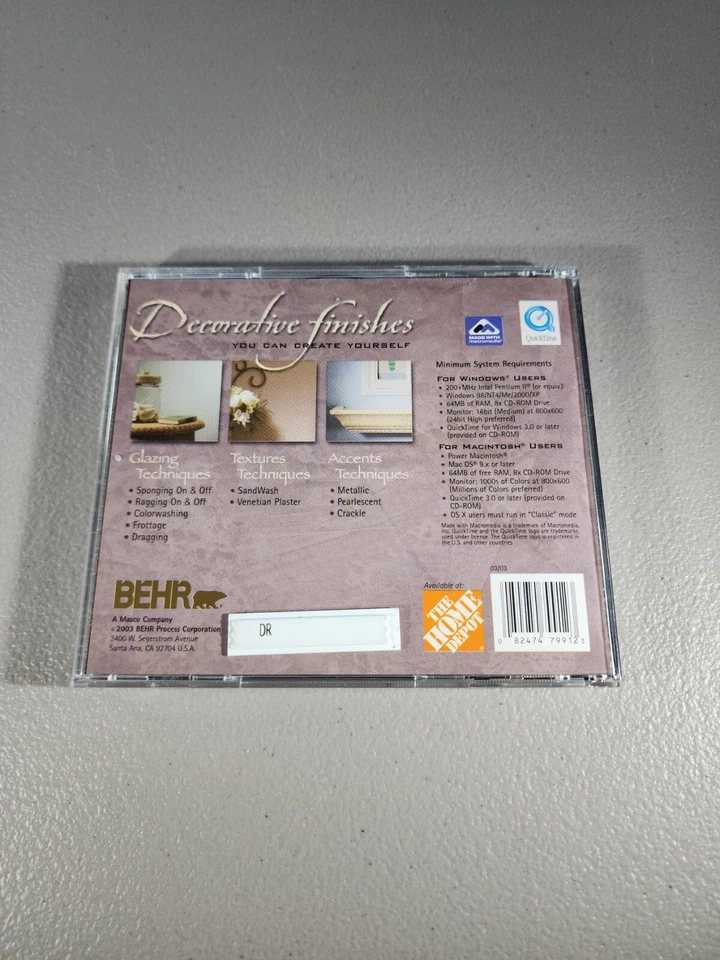 Behr Premium Plus со стильными методами искусственной отделки компакт-диск украшение краска сделай сам - Изображение 2 из 2