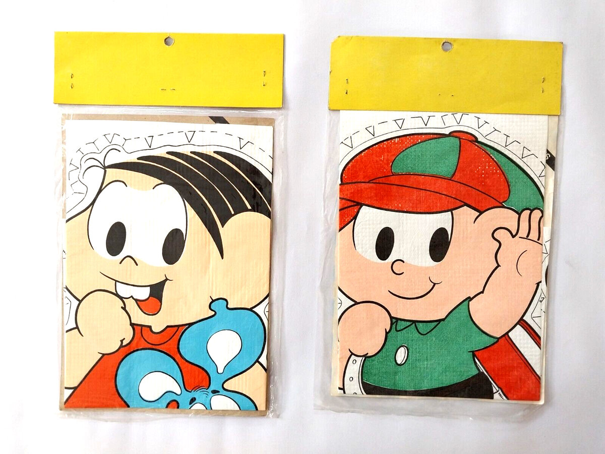 Monica & Friends Comics Vintage 80s Set 2 Cushion Toys Figures