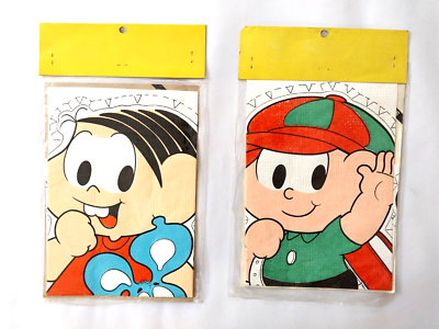 Monica & Friends Comics Vintage 80s Set 2 Cushion Toys Figures