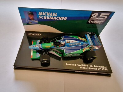 Michael Schumacher Winner F1 Monaco Gp 1994 With Tabaco Decal 357/550 Pcs 1:43