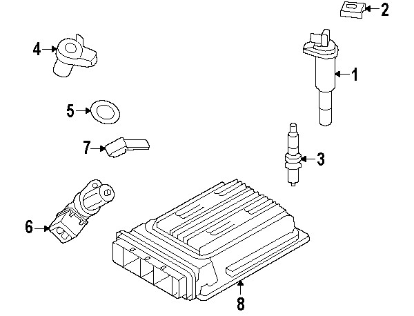 BMW 12120037580 GENUINE OEM SPARK PLUG