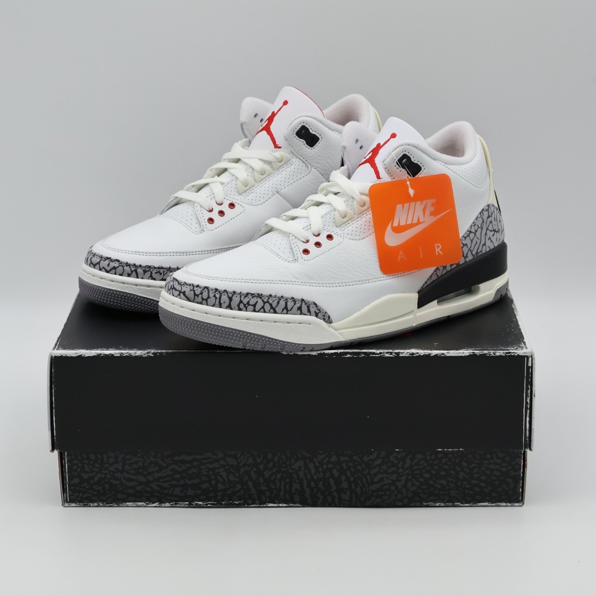Size 7.5 - Jordan 3 Retro Mid White Cement Reimagined for