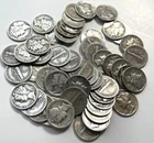 Mercury & Roosevelt Silver Dime Roll (50 Coins) 90% Silver Various Dates