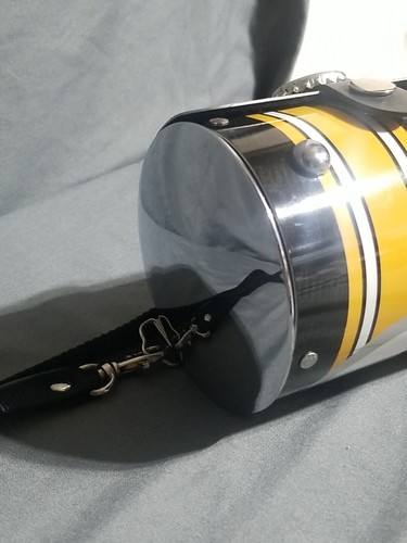PITTSBURGH STEELERS Football Metal License Plate Purse 5x4 W Strap Rare - Picture 5 of 15