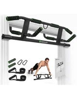 Upgrade Multi-Grip Pull Up Bar with Smart Larger Hooks Technology - USA