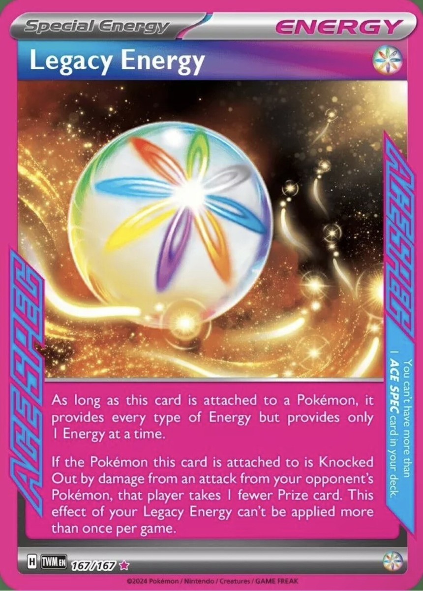 Legacy Energy ACE Spec 167/167 Pokemon SV06 - Twilight