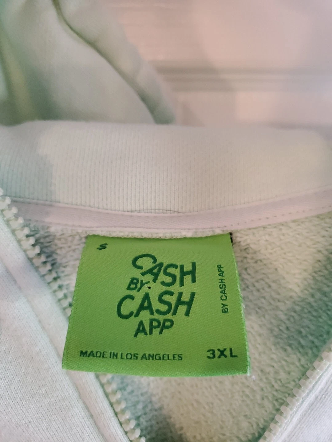 UNDERCOVER Cash By Cash App Giacca con cappuccio e zip intera segreta ricamata (3xl) blu bambino