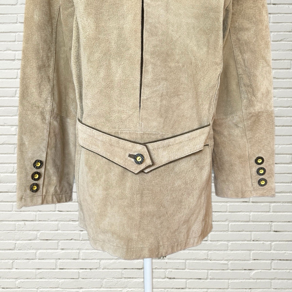Vintage 80s 90s Enzo Scapati Suede Leather Jacket German Leather