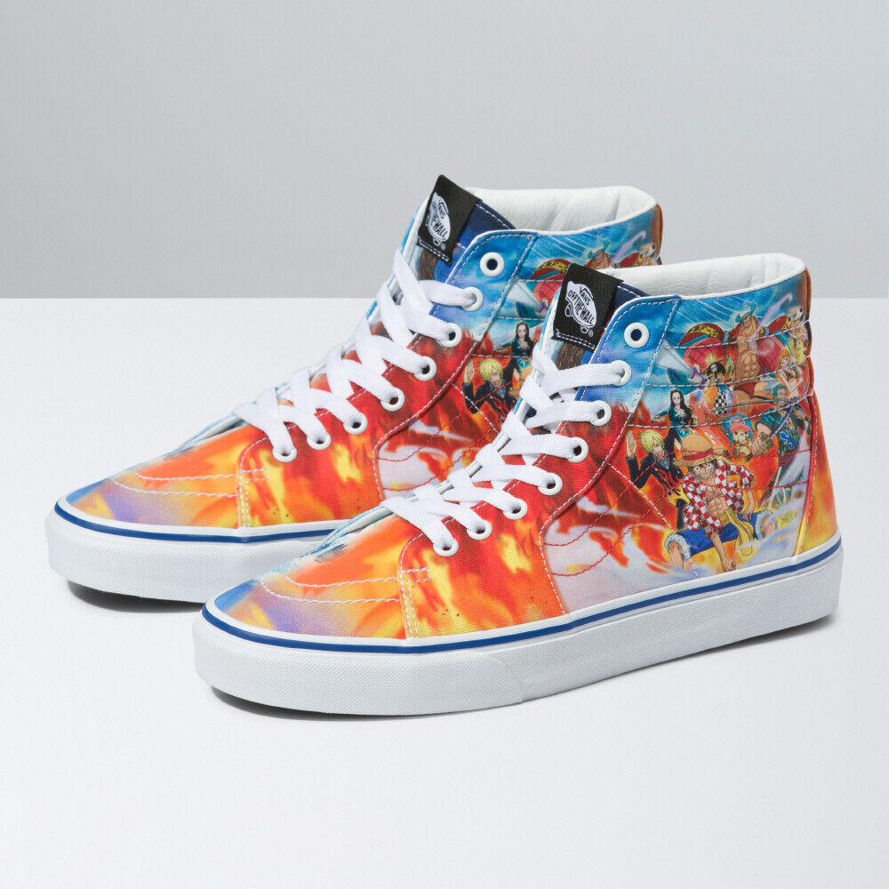 New Vans X One Piece Sk8-Hi Punk Hazard Multi Sneakers New Vans X One Piece Sk8-Hi Punk Hazard Multi Sneakers
