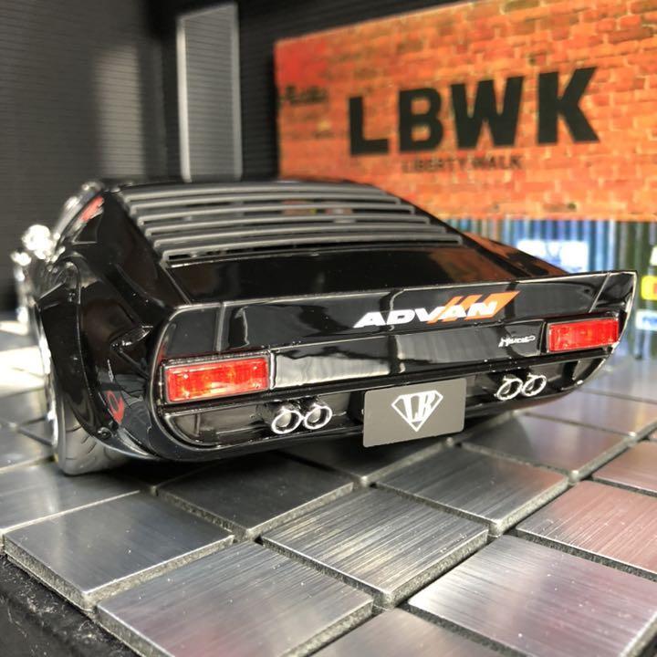 絶版 GT SPIRIT 1/18 ミウラLB Works ADVAN 1/18 GT Spirit GTSpirit Lamborghini Miura Liberty Walk LB
