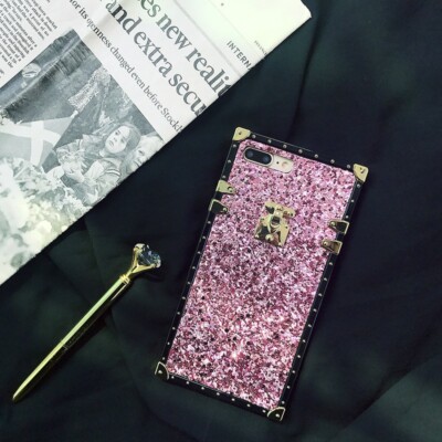 For Various Phone Flash Shockproof Case Cover Back Luxury Glitter Hot Women Girl