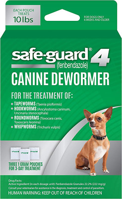 Safe-guard Canine Dewormer For small dogs 8-in-1 Puppy Tapeworm Worm Medicine