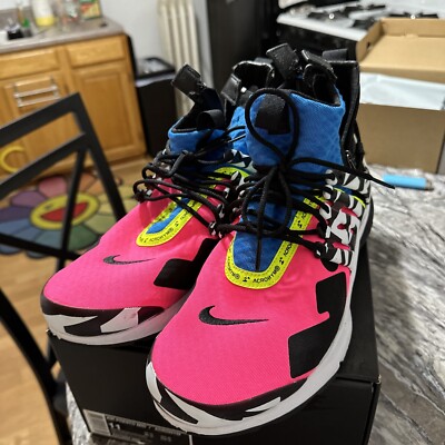 Size 11 Nike Acronym x Air Presto Mid Racer Pink 888407200175