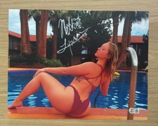 NIKKITA LYONS WWE NXT SIGNED 11X14 PHOTO BECKETT BAS