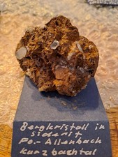 Kryształ górski w Siderit, Kurzbachtal Allensbach, 72g 5,5×4×4 cm – przedmiot kolekcjonerski