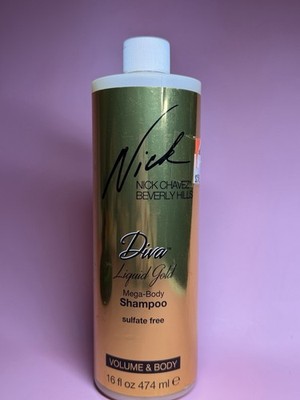 Nick Chavez Diva Liquid Gold Mega-Body Shampoo 16oz